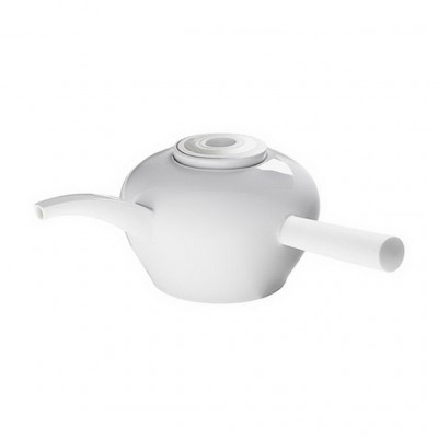 Hering Berlin Glamour Platinum teapot with straight handle Ø170 h115 1600ml