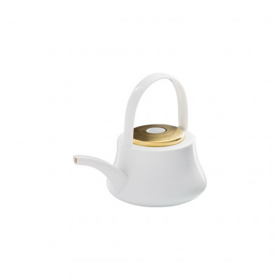Hering Berlin Polite Gold teapot with handle Ø140 h200 800ml
