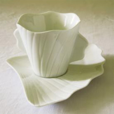 Jacques Pergay Gingko espresso cup and saucer 90ml