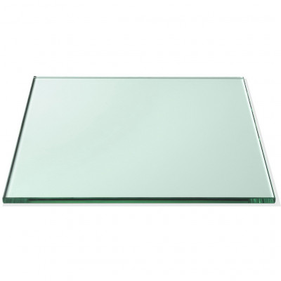 Rosseto Square Clear Tempered Glass Surface, 1 EA