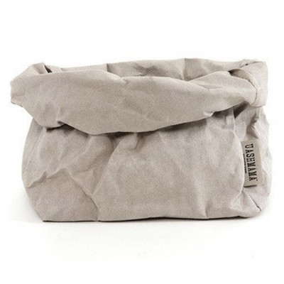 Uashmama Paper Bag S light grey