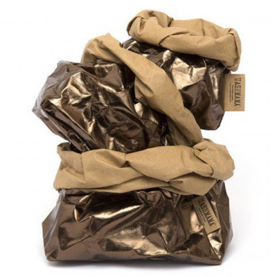 Uashmama Paper Bag S bronze-sand