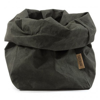Uashmama Paper Bag XL dark green