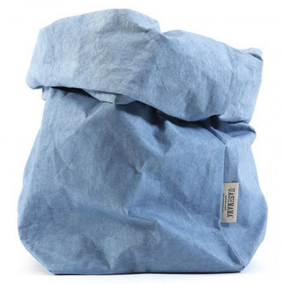 Uashmama Paper Bag M light blue