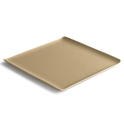 CHIC Verso Plate square beige 27x27cm