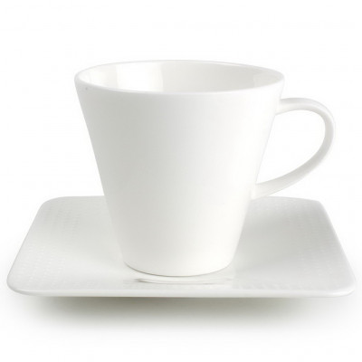 CHIC Relivo Cup 0,2l and saucer 13x13cm square