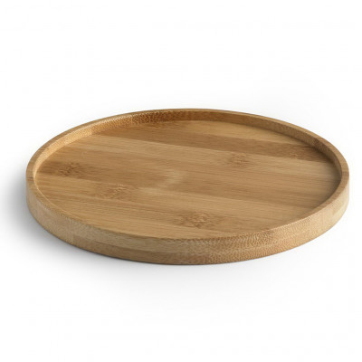 CHIC Verso Plate with rim/lid 780109 15cm round bamboo