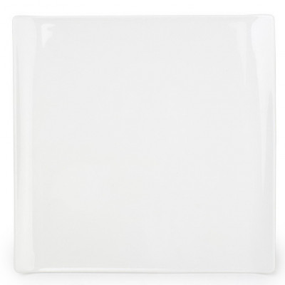 CHIC Verso Plate square unglazed bottom side 20x20cm