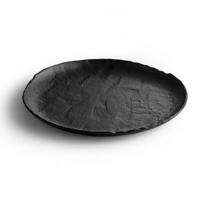CHIC Plate 26cm black Livelli