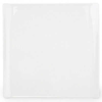 CHIC Verso Plate square unglazed bottom side 27x27cm