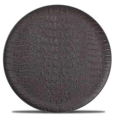 F2D Croco Plate 21cm black