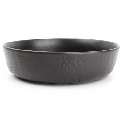 F2D Croco Bowl 23x6cm black