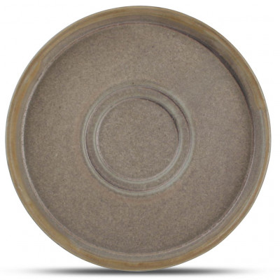 F2D Saucer 14xH1,5cm for 8/14cl cup brown Structo
