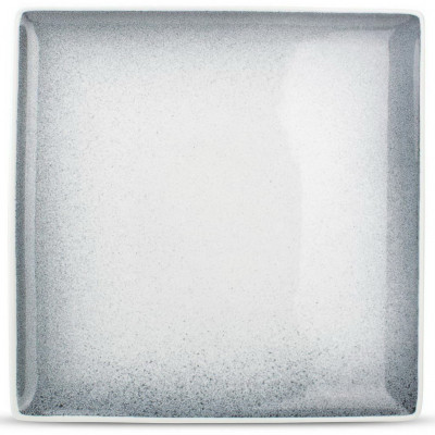 F2D Speckled Dusk Black Plate 26x26cm square