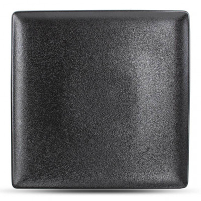 F2D Black Dusk Plate 26x26cm square