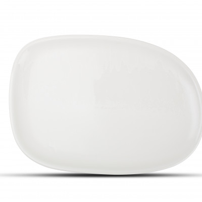 F2D Plate 33x23cm white Ceres