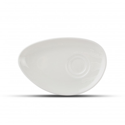 F2D White Ceres Saucer 20x13cm for cup and mocha cup