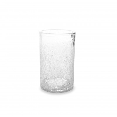 F2D Crackle Longdrink glass 0.40l transparent