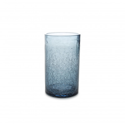 F2D Crackle Longdrink glass 0.40l blue