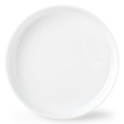 BonBistro Appetite Plate 19.5xH2.7cm high rim round white porcelain