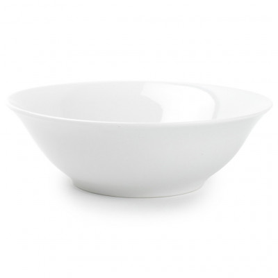 BonBistro Basic White Bowl 18xH5.5cm white round