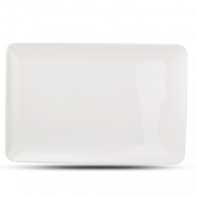 Bonbistro Plate 30x20cm white Solid