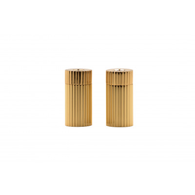 Chiarugi Pepper mill or salt mill Polished and Lacquered Brass