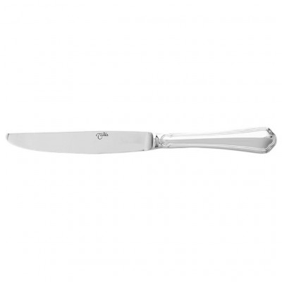La Tavola TOSCA Dessert knife, solid handle, serrated blade polished stainless steel