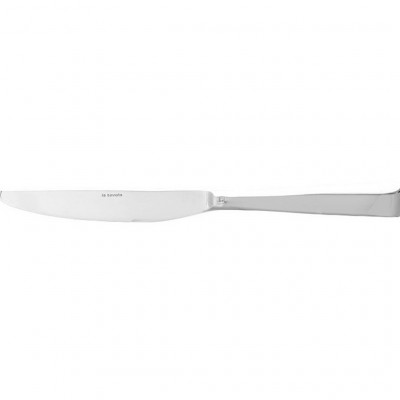 La Tavola LOUNGE Table knife, solid handle, serrated blade polished stainless steel