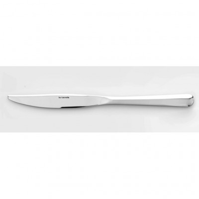 La Tavola FUSION Dessert knife, solid handle, serrated blade polished stainless steel