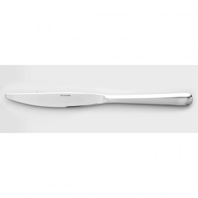 La Tavola FUSION Table knife, solid handle, serrated blade polished stainless steel