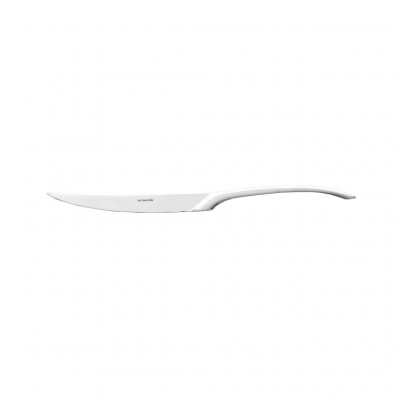 La Tavola NEW WAVE Steak knife, solid handle, serrated blade polished stainless steel