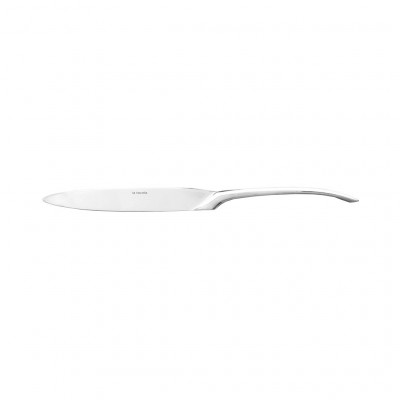 La Tavola NEW WAVE Table knife, solid handle, serrated blade polished stainless steel