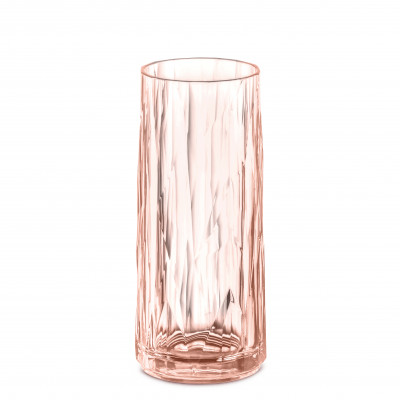 Koziol Superglas 250ml CLUB No. 3 transparent rose quartz