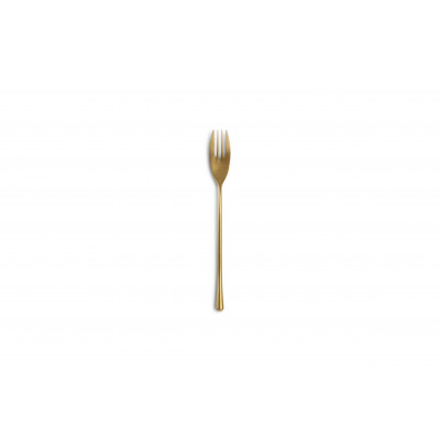 F2D Dessert fork matte gold Revive - set/6
