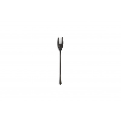 F2D Dessert fork matte black Revive - set/6