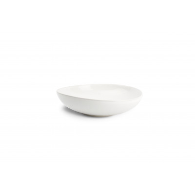 CHIC Deep plate 22xH5,5cm porcelain white Claro