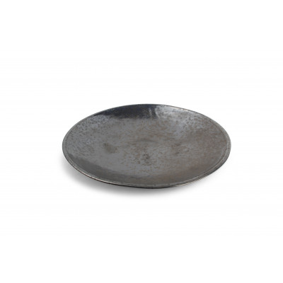 CHIC Deep plate 34,5XH5,5cm charcoal Cala