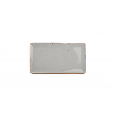 Plate 24x13cm grey Collect