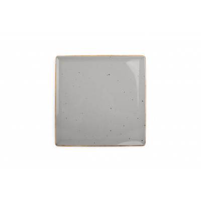 Bonbistro Plate 25,5x25,5cm grey Collect