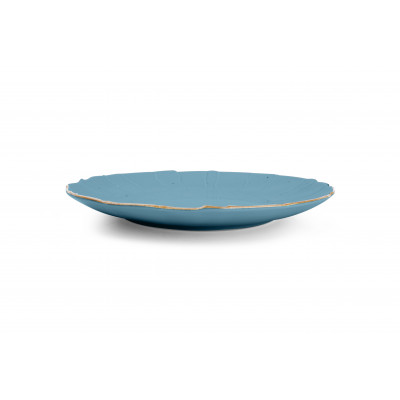 Plate 31cm structure blue Collect