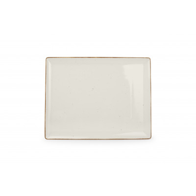 Plate 31x24cm ivory Collect