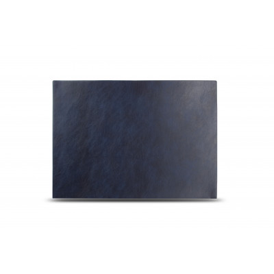 Bonbistro Placemat 43x30cm leather look blue Layer