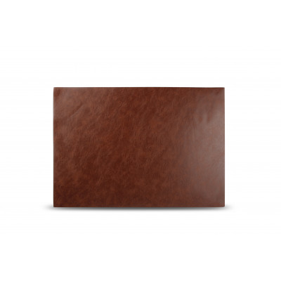 Bonbistro Placemat 43x30cm leather look dark brown Layer