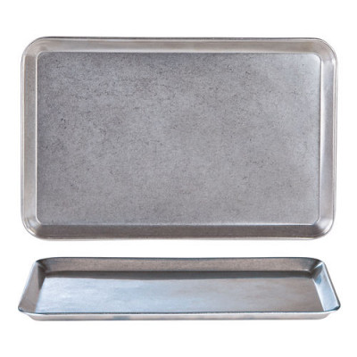 DPS Antique Steel Rectangular Tray 30cm x 21cm