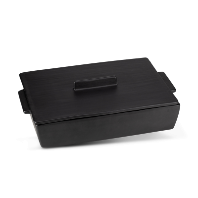 Dutchdeluxes Oven Dish Set | Rectangular - Large CERAMIC Black matt