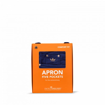Dutchdeluxes Five pockets apron - comfort fit ORGANIC COTTON Dark Blue