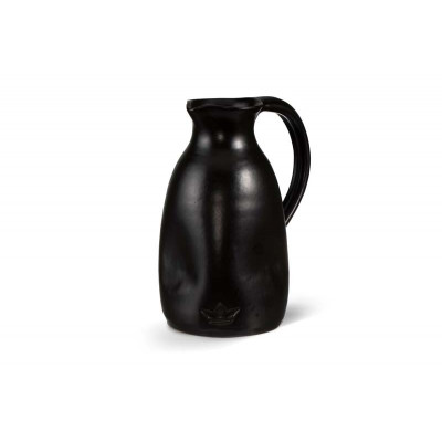 Dutch Deluxes Dented Jug - Medium CERAMIC Black Matt