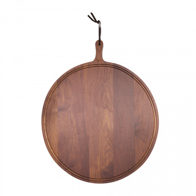 Dutch Deluxes Bread Board XL Round Solid WALNUT