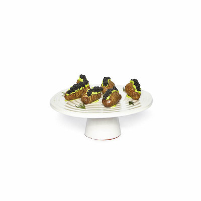 Dutch Deluxes Food Stand CERAMIC White